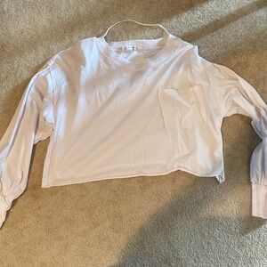 Free People cropped long sleeve